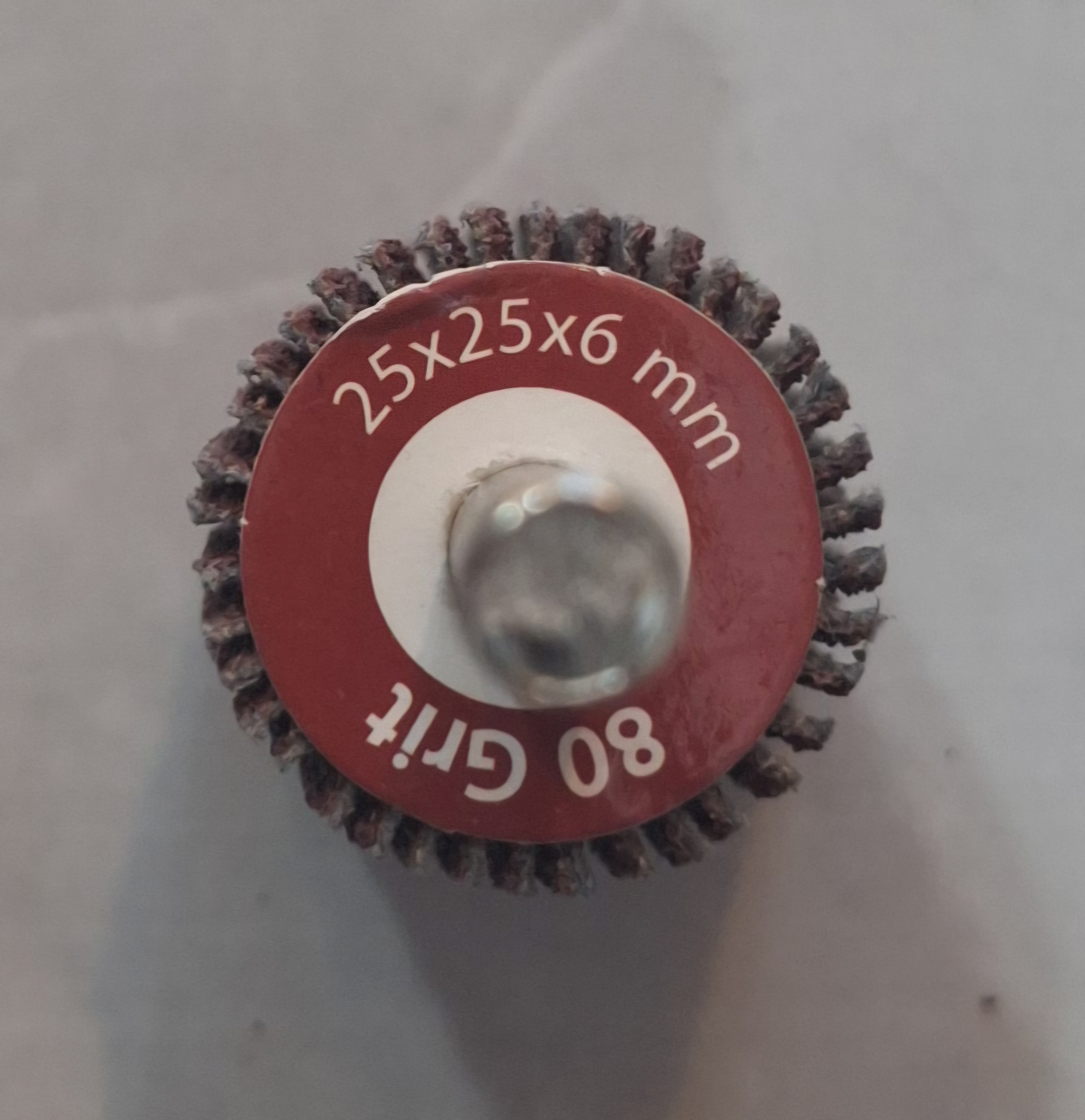 سمباده پرچمی سر دریلی سایز 25*25*6 گرید 80