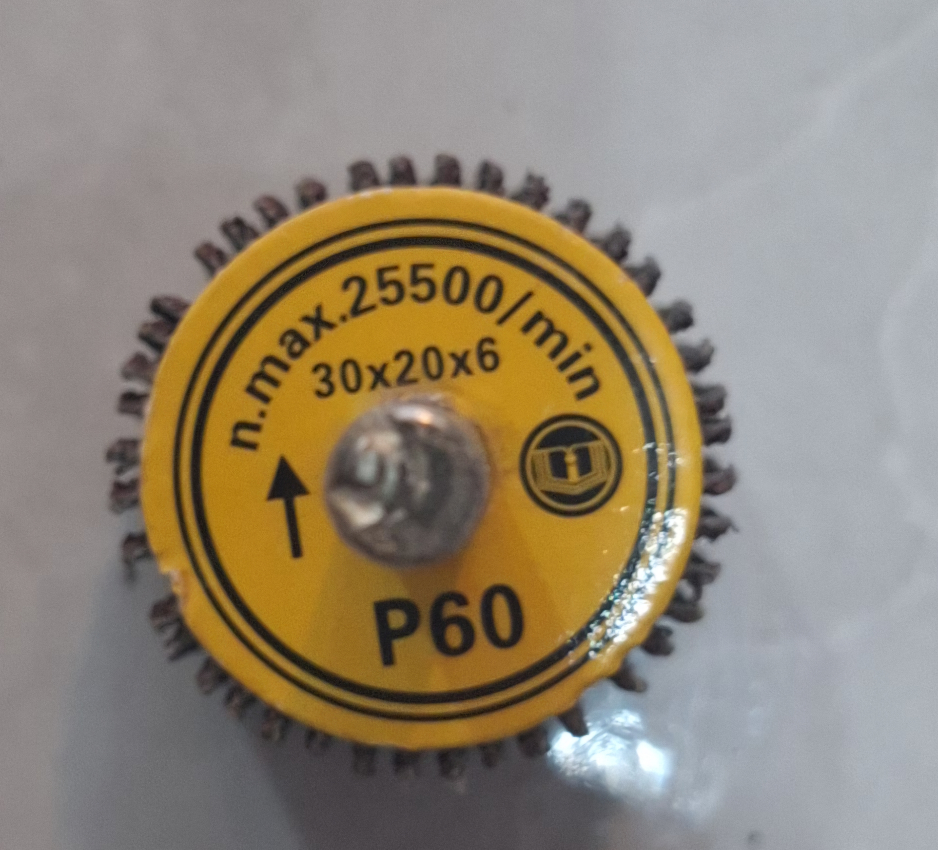 سمباده پرچمی سر دریلی سایز 6*20*30 گرید 60
