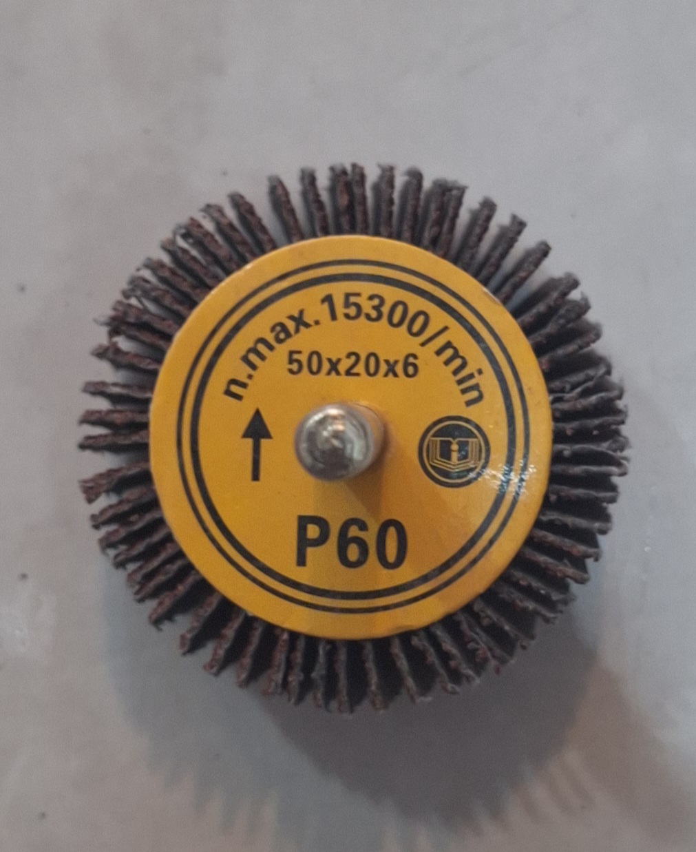 سمباده پرچمی سر دریلی سایز 6*20*50 گرید 60