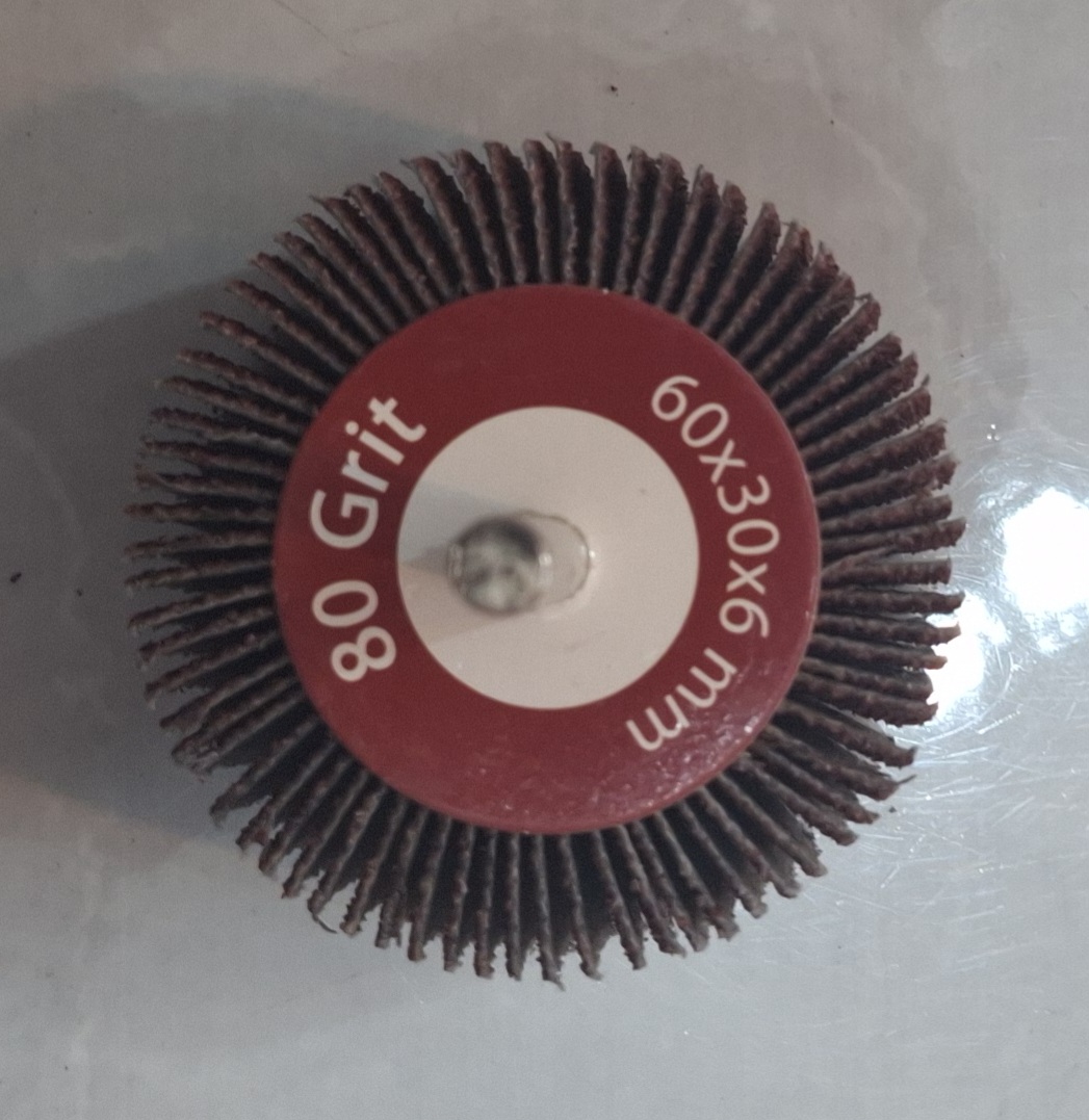 سمباده پرچمی سر دریلی سایز 6*30*60 گرید 80